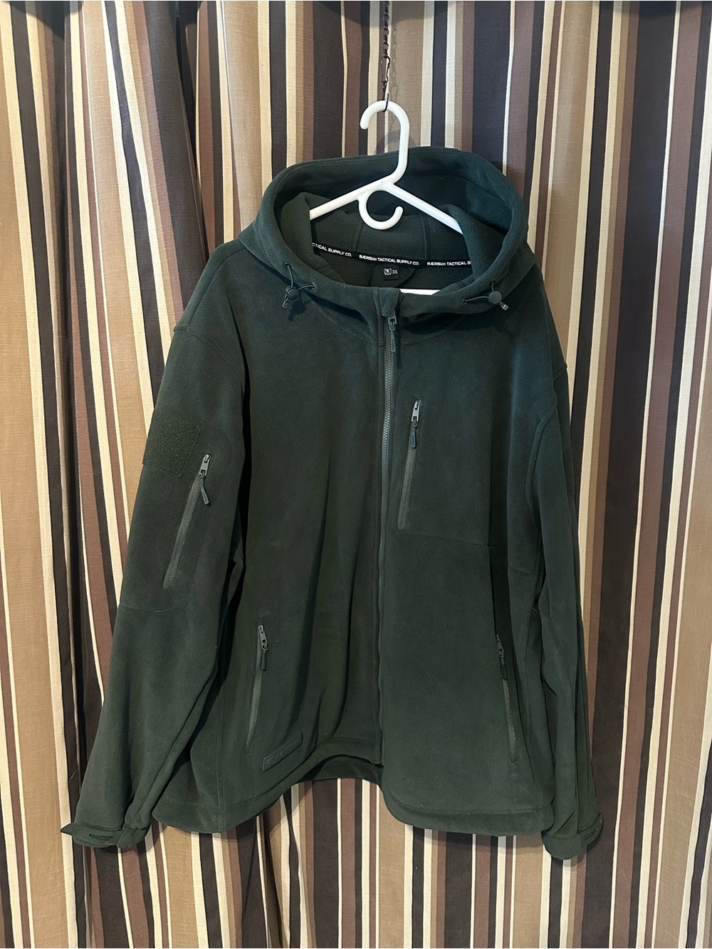 Men's BAERSKIN Forest Green Tactical Performance Hooded Fleece Jacket